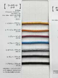 WBC 작업화 끈 (둥근 형태, 3.0mm)[리본 / 테이프 / 코드] Cordon 서브 사진