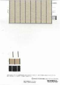 14431 20수 싱글 스레드 코튼/실크 부레트 노일 히코리 스트라이프[원단] SUNWELL 서브 사진