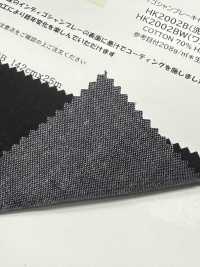 HK2002B 인디고 샴브레이 캔버스, 인도 잉크 코팅, 무세척 공정[원단] KOYAMA 서브 사진