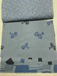 A-1532 패턴 믹스 인디고 염색 프린트[원단] ARINOBE CO., LTD. 서브 사진