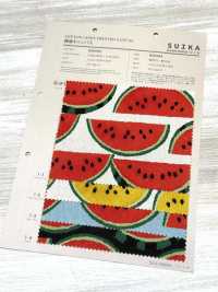 850594 린넨 캔버스 수박[원단] VANCET 서브 사진