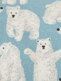 850601 옥스포드 데님 X 동물 = 북극곰[원단] VANCET 서브 사진