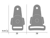 IB-KT YKK IB-KT 측면 분리형[버클 / 고리] YKK 서브 사진