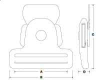 IB-KTKH YKK IB-KTKH 측면 분리형 50mm[버클 / 고리] YKK 서브 사진