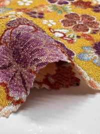 KKP2338-D-HNCRS 후타코 지리멘 꽃 치라시[원단] 우니 섬유(UNI TEXTILE) 서브 사진