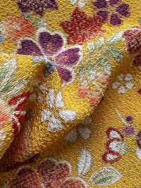 KKP2338-D-HNCRS 후타코 지리멘 꽃 치라시[원단] 우니 섬유(UNI TEXTILE) 서브 사진