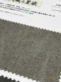 HK7071BW 무사시노 스미조메 코튼 헴프 옥스포드, 블랙 염색, OW[원단] KOYAMA 서브 사진