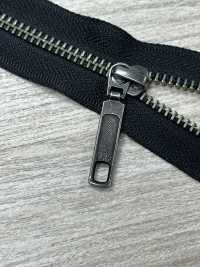 5RGTHOR-OUTLET 금속 지퍼, 사이즈 5, 앤티크 실버 오픈형 YKK 서브 사진