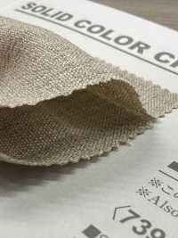 B7395Z 린넨 느낌의 리노 샴브레이 스트레치 하프폴드[원단] VANCET 서브 사진