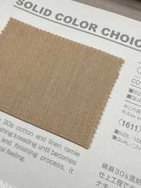 B1611Z 울트라 워셔 가공 린넨 2/2 트윌 하프폴드[원단] VANCET 서브 사진