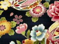 AP62902 화려한 금색 프린트 새틴 원단 (원형 롤) COSMO TEXTILE 서브 사진