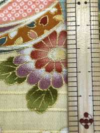 AP62902 화려한 금색 프린트 새틴 원단 (원형 롤) COSMO TEXTILE 서브 사진