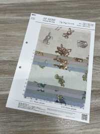 AP62202 내 털복숭이 친구들 동물 직조 상태 (원형)[원단] COSMO TEXTILE 서브 사진