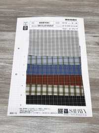 SBSR7003 오가닉 코튼/ECOPET 워시드 미니 체크[원단] SHIBAYA 서브 사진