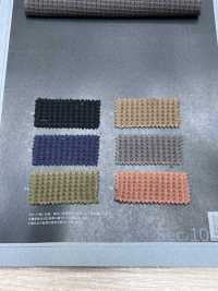 1078609DG 끝부분이 드러나는 실, 촘촘하게 짜인 와플 니트, 빈티지한 느낌의 마감 처리.[원단] 타키사다 나고야(TAKISADA NAGOYA) 서브 사진