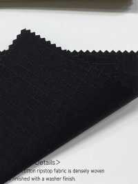 OGN-2030-KB 워싱 처리된 유기농 립스톱 원단 TIPICO(쿠와무라 텍스타일) 서브 사진