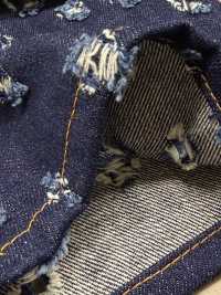 WALA-30ID 와라컷 랜덤 스퀘어 패턴 데님[원단] DUCK TEXTILE 서브 사진