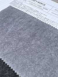 SBY40KS L1/40 린넨 캔버스, 숯 염색 및 감색 염색[원단] SHIBAYA 서브 사진