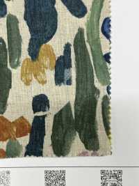 8026-1790-2 린넨 직조기 식물 프린트[원단] 홋코(HOKKOH) 서브 사진