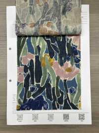 8026-1790-2 린넨 직조기 식물 프린트[원단] 홋코(HOKKOH) 서브 사진