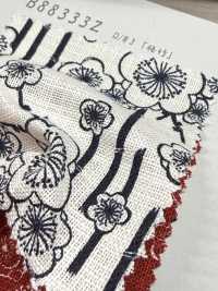 B88333Z 불규칙한 실땀의 천, 인디고 색상의 앤티크 원단, 반접기 VANCET 서브 사진