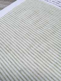 KYC443-2 원사 염색 린넨 - 염색 피케 가로 스트라이프 타카시마 크레이프[원단] 우니 섬유(UNI TEXTILE) 서브 사진