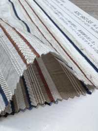 KYC667-55-1 면, 레이온, 린넨 도비, 여러 줄무늬 패턴[원단] 우니 섬유(UNI TEXTILE) 서브 사진