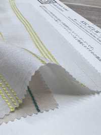 KYC-671-W-1 면, 레이온, 린넨 도비, 멀티 스트라이프, 와이드 와이드 폭[원단] 우니 섬유(UNI TEXTILE) 서브 사진