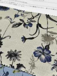 19189 셔츠 코듀로이 플로럴 프린트[원단] SUNWELL 서브 사진