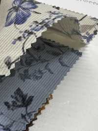 19189 셔츠 코듀로이 플로럴 프린트[원단] SUNWELL 서브 사진