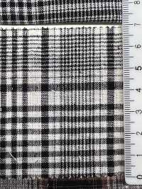 59992 C/L 네티 슬럽 에크루 체크 & 스트라이프[원단] VANCET 서브 사진