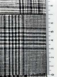 59992 C/L 네티 슬럽 에크루 체크 & 스트라이프[원단] VANCET 서브 사진