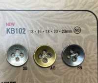 KB102 빈티지 스타일 금속 버튼[단추] DAIYA BUTTON 서브 사진