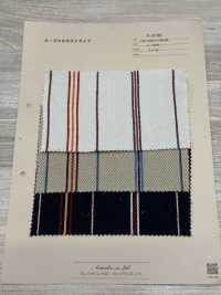 A-8180 루즈 멀티 스트라이프[원단] ARINOBE CO., LTD. 서브 사진