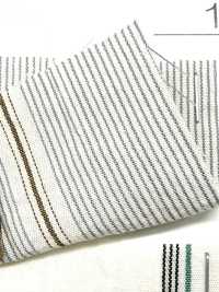 BC3573 유기농 면 스트라이프, 드라이 워셔 가공.[원단] COSMO TEXTILE 서브 사진