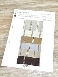 BC3573 유기농 면 스트라이프, 드라이 워셔 가공.[원단] COSMO TEXTILE 서브 사진
