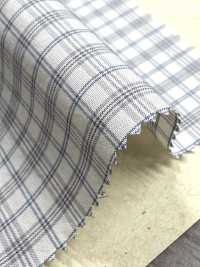 BC3599 드라이 워셔 가공 처리된 유기농 면 체크 패턴.[원단] COSMO TEXTILE 서브 사진