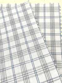 BC3599 드라이 워셔 가공 처리된 유기농 면 체크 패턴.[원단] COSMO TEXTILE 서브 사진