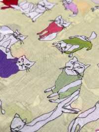 SHU-110-2 60개의 잔디밭 잉크젯 PT 고양이[원단] 홋코(HOKKOH) 서브 사진