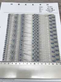 7027-635-2 80 잔디 소금 수축 줄무늬 레이스[원단] 홋코(HOKKOH) 서브 사진