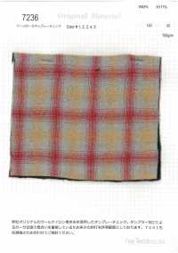 7236 울 거즈 옴브레 체크[원단] FINE TEXTILE 서브 사진
