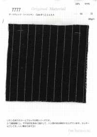 7777 다크 체크 트윌 린넨[원단] FINE TEXTILE 서브 사진