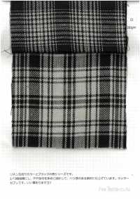 7777 다크 체크 트윌 린넨[원단] FINE TEXTILE 서브 사진