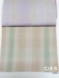 SBT-028 40/1 오가닉 TENCEL™ 리오셀 섬유 트윌 체크[원단] 쿠와무라 섬유(KUWAMURA) 서브 사진
