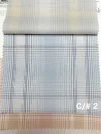 SBT-028 40/1 오가닉 TENCEL™ 리오셀 섬유 트윌 체크[원단] 쿠와무라 섬유(KUWAMURA) 서브 사진