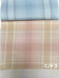 SBT-028 40/1 오가닉 TENCEL™ 리오셀 섬유 트윌 체크[원단] 쿠와무라 섬유(KUWAMURA) 서브 사진