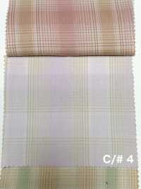 SBT-028 40/1 오가닉 TENCEL™ 리오셀 섬유 트윌 체크[원단] 쿠와무라 섬유(KUWAMURA) 서브 사진