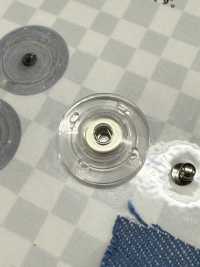 KSP-100 페더 스냅 아크릴 타입, CLEAR 색상[스냅단추] Koutoku Button 서브 사진