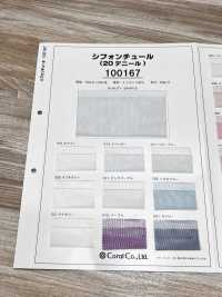 100167 시폰 튤 20데니어[원단] Coral 서브 사진