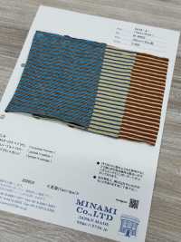 W-49852 카모이 가로 줄무늬[원단] 미나미 서브 사진
